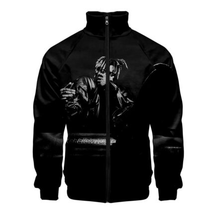 Juice Wrld Baseball Collar Zipper Sportswear Jacket 2