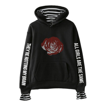 Rapper Juice Wrld Fake Two Pieces Fashion Jacket - Sweatshirt 1