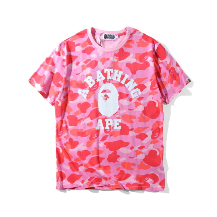 BAPE Men Casual Short Sleeve Camouflage Unisex Streetwear Summer T-Shirts 6