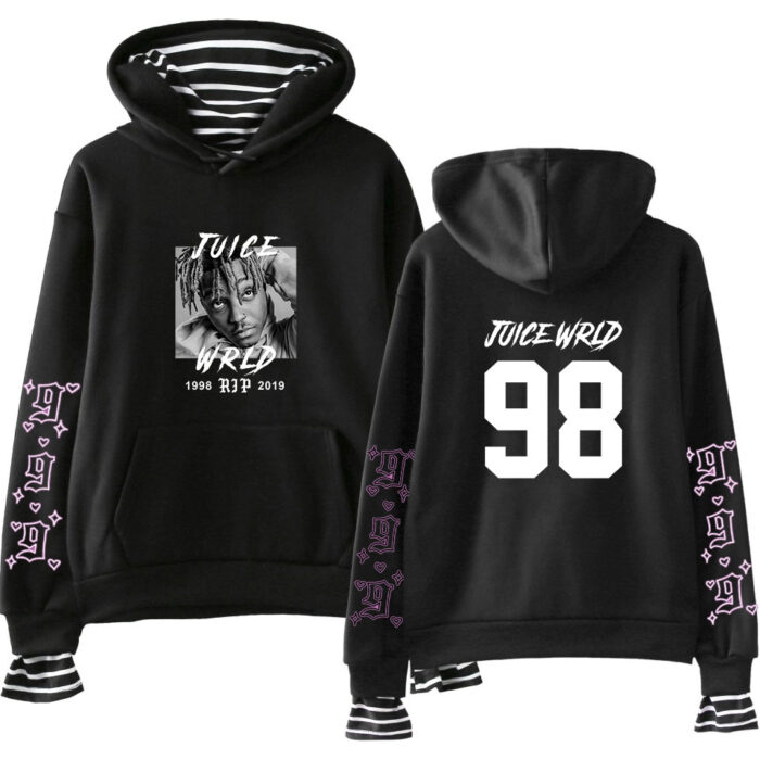 Rapper Juice Wrld Fake Two Pieces Fashion Jacket - Sweatshirt 3