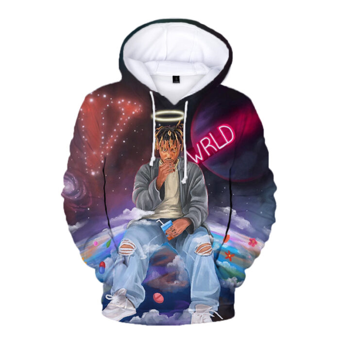 RIP Juice Wrld 999 Hip Hop 3D Pullovers Hoodies Sweatshirt Men Women 4