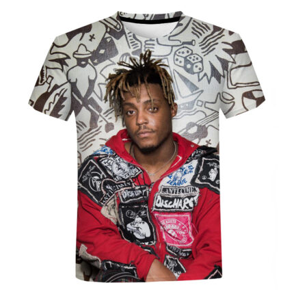 Juice WRLD 999 3D Print Tops Fashion Rapper Hip Hop Men & Women T-shirt 2