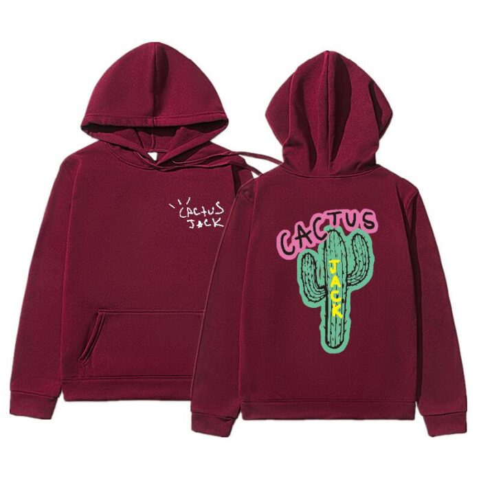 Rapper Travis Scott Cactus Jack Swag Print Funny Pullover Hooded 3