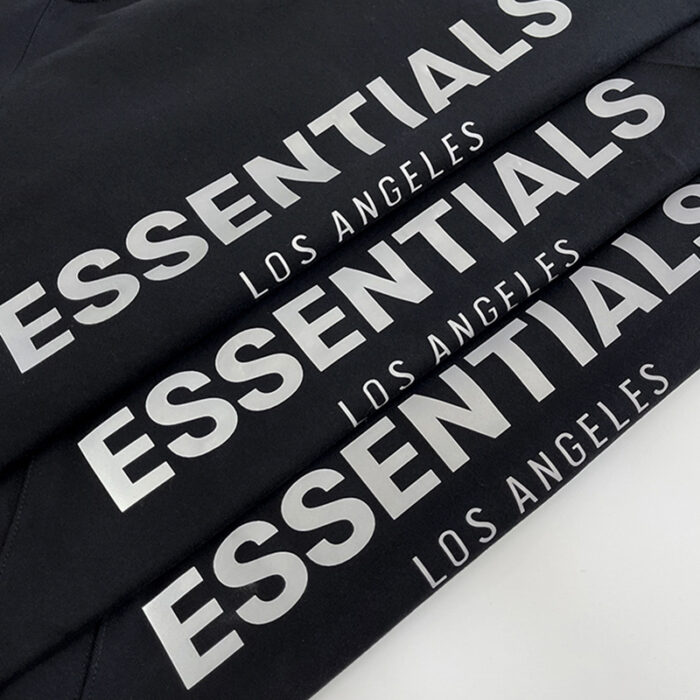 New Essentials Men's Fashion Brand Polyester 3M Reflective Loose Unisex Sweatshirt 6