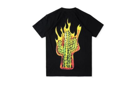 TRAVIS SCOTT Stroke My Flaming Cactus Tee Astroworld t shirt 1