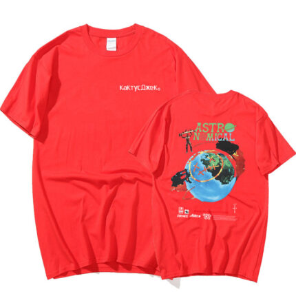New Travis Scott Luxury Couple Lovers Astronomic T Shirt 2
