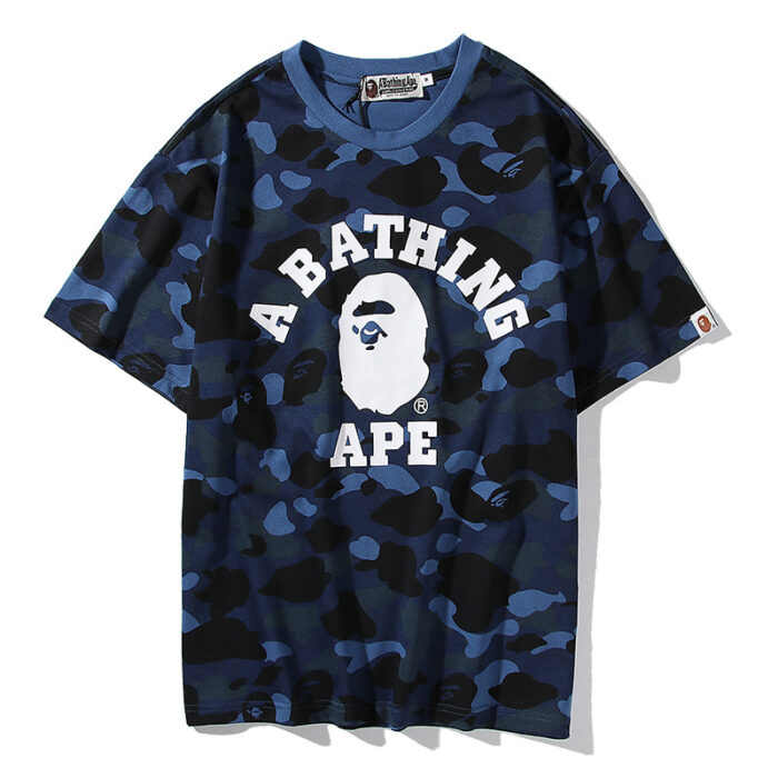 BAPE Men Casual Short Sleeve Camouflage Unisex Streetwear Summer T-Shirts 3