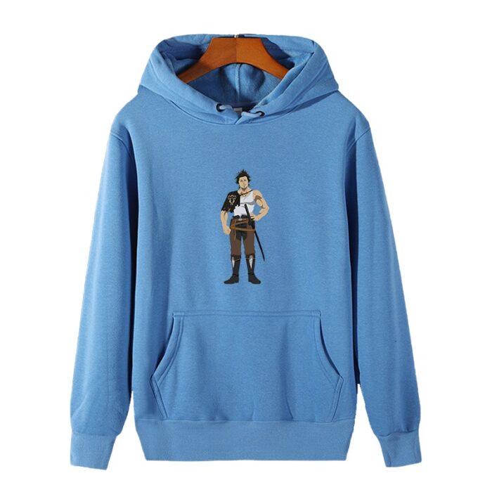 ESSENTIALS Clover Anime Yami Sukehiro Winter Fleece Fashion Hoodies