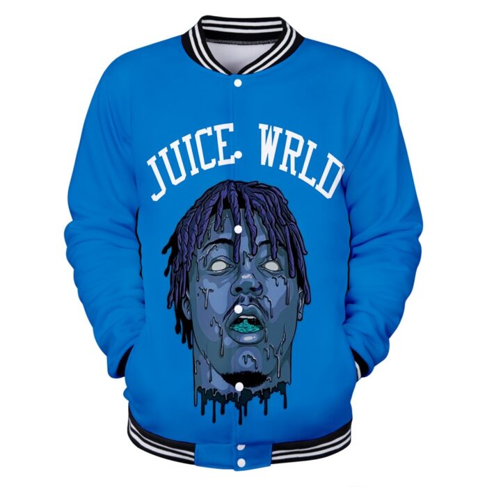 Juice Wrld Hip-Hop Lucid Dreams 3D Print Baseball Jacket