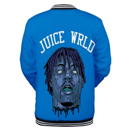 Juice Wrld Hip-Hop Lucid Dreams 3D Print Baseball Jacket