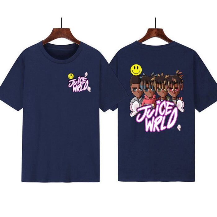 Juice Wrld Hip-Hop Short Sleeve Summer Casual Tees