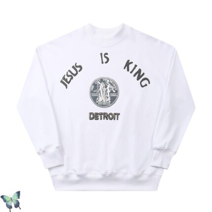 Jesus Is King Detroit High Quality Sweatshirt