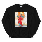Jesus Unisex Sweatshirt blacke