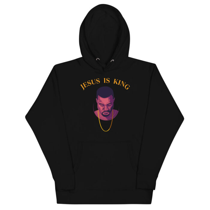 Jesus is King Kanye West Hoodie Unisex black