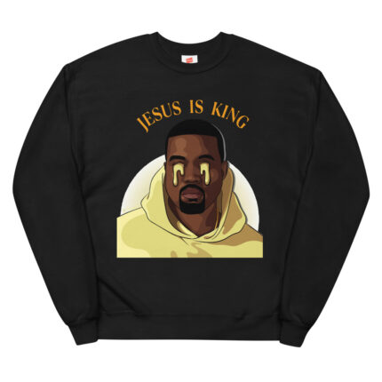 Jesus is King Kanye West Unisex fleece Sweatshirt