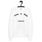 Jesus is King White Fleece Sweatshirt