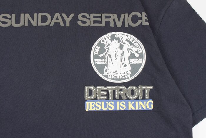Jesus is king Best Quality Detroit T-shirt text